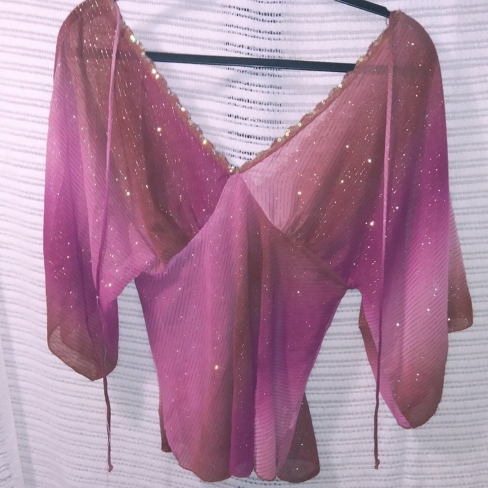 SHIMMERY 2000's FUNKADELIC BLOUSE